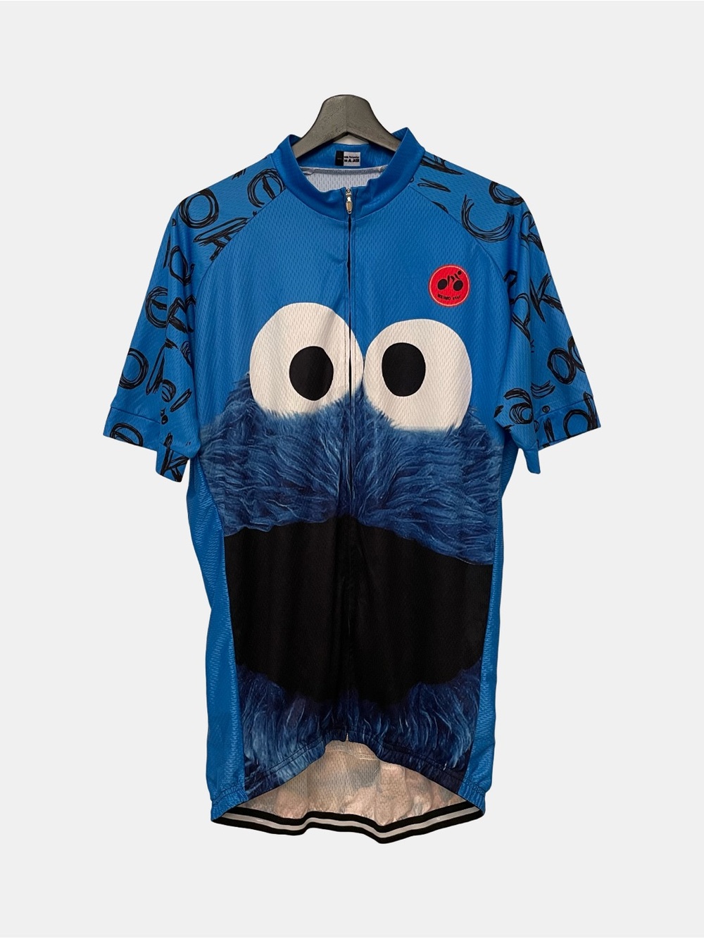 WeimoStar Cookie Monster Cycling Jersey Mens Size XXXL 3XL Ride Bike Eat Cookie